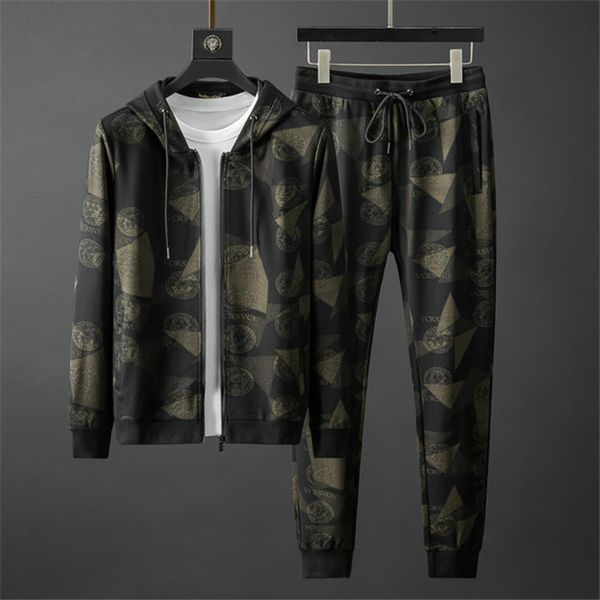 designer tracksuit 2020 version spring autumn mens tracksuits fashion zipper suit +pants mens casual sweatshirt sport suits, Gray
designer tracksuit 2020 version spring autumn mens tracksuits fashion zipper suit +pants mens casual sweatshirt sport suits, Gray