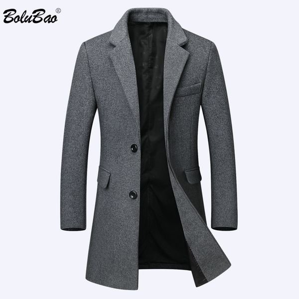 bolubao winter men wool blend coats brand men's business casual solid color wool coat luxurious long blend overcoat male, Black
bolubao winter men wool blend coats brand men's business casual solid color wool coat luxurious long blend overcoat male, Black