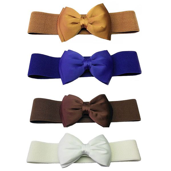 elegant sweet big bow waistband elastic wide dress stretch new designer belts for women vintage girls cinch belt, Black;brown
elegant sweet big bow waistband elastic wide dress stretch new designer belts for women vintage girls cinch belt, Black;brown