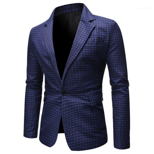 homme blazers autumn single button male clothing spring mens plaid suits line printed lapel neck formal, White;black
homme blazers autumn single button male clothing spring mens plaid suits line printed lapel neck formal, White;black