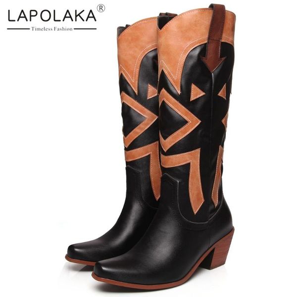 boots lapolaka fashion 2021 plus size 46 slip-on western woman shoes mix color ins high heels knee female, Black
boots lapolaka fashion 2021 plus size 46 slip-on western woman shoes mix color ins high heels knee female, Black
