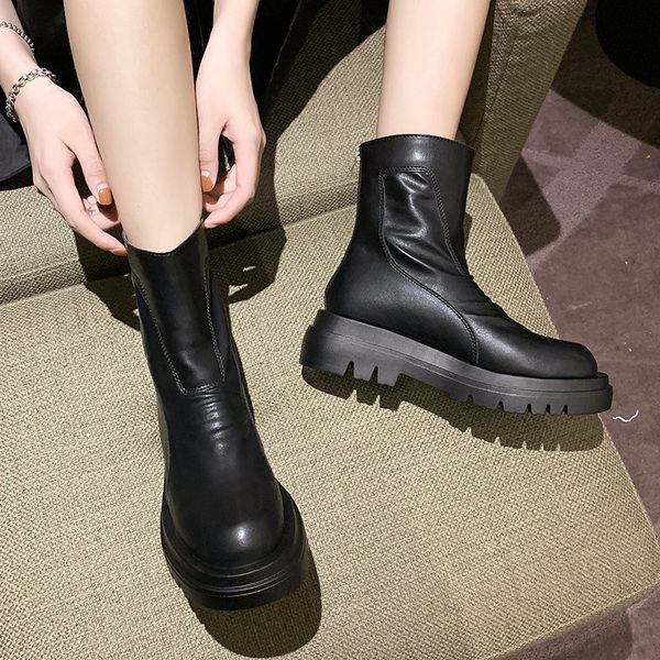 boots 2021 autumn winter chunky ankle women black pu leather platform ladies fashion thick bottom motorcycle botas
boots 2021 autumn winter chunky ankle women black pu leather platform ladies fashion thick bottom motorcycle botas