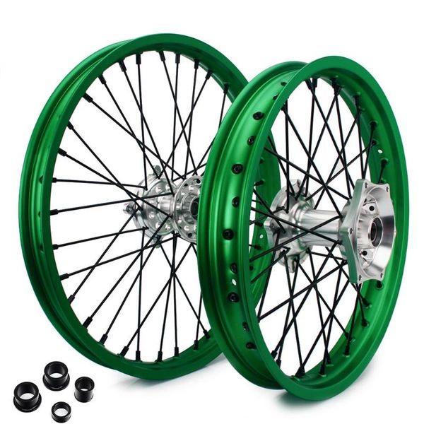 bikingboy 21" 18" mx front rear wheel rims hubs 36 spokes for kx250f kx450f 2006-2020 06-18 kx125 kx250 2006-2013
bikingboy 21" 18" mx front rear wheel rims hubs 36 spokes for kx250f kx450f 2006-2020 06-18 kx125 kx250 2006-2013