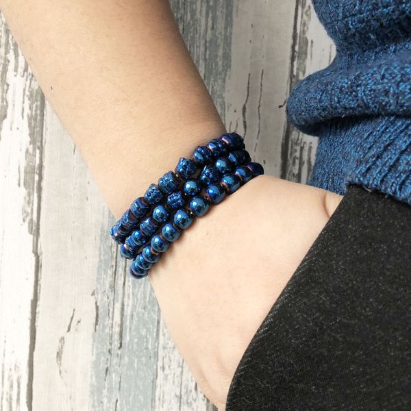 men buddha mala bracelet set of 3 hematite bracelet for blue hematite stackable sets, Golden;silver
men buddha mala bracelet set of 3 hematite bracelet for blue hematite stackable sets, Golden;silver
