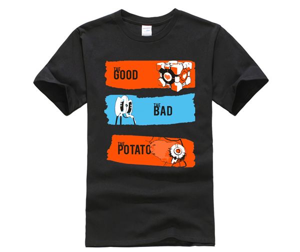 хорошего плохой картофельного t shirt men game portal 2 футболка мужчины с коротким рукавом письмо полосатого тис одежда
хорошего плохой картофельного t shirt men game portal 2 футболка мужчины с коротким рукавом письмо полосатого тис одежда