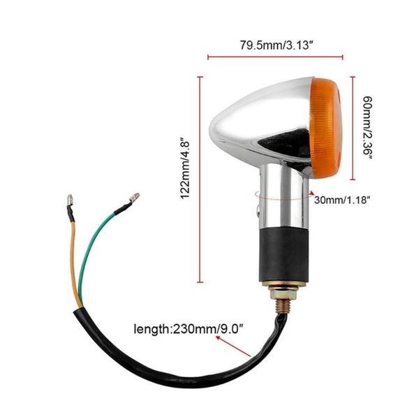 2pcs motorcycle front rear turn signal light indicators blinkers amber e7ca
2pcs motorcycle front rear turn signal light indicators blinkers amber e7ca