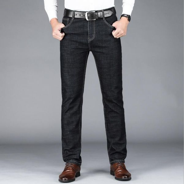 men's jeans 2021 fashion thin business casual stretch slim classic trousers denim pants male, Blue
men's jeans 2021 fashion thin business casual stretch slim classic trousers denim pants male, Blue