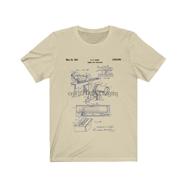 1951 camera box optical system and film speed patent illustrations t shirt 
1951 camera box optical system and film speed patent illustrations t shirt