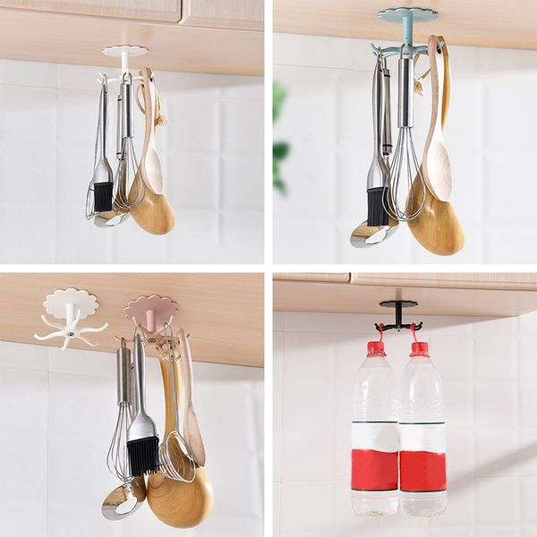 360° multifunctional rotating hook cabinet plate wall hanging 6-claw hook kitchen and bathroom tool upside down
360° multifunctional rotating hook cabinet plate wall hanging 6-claw hook kitchen and bathroom tool upside down
