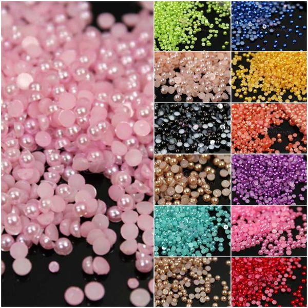 1 pack 2.5mm flatback faux pearl beads resin 3d salon nail art manicure phone crafts diy decoration accessories 15 color choices, Silver;gold
1 pack 2.5mm flatback faux pearl beads resin 3d salon nail art manicure phone crafts diy decoration accessories 15 color choices, Silver;gold