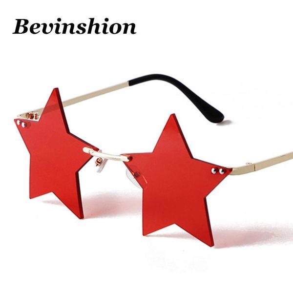 new 2020 trendy pentagram shape star sunglasses rimless ocean gradient red yellow europe and america sun glasses women sexy, White;black 
new 2020 trendy pentagram shape star sunglasses rimless ocean gradient red yellow europe and america sun glasses women sexy, White;black