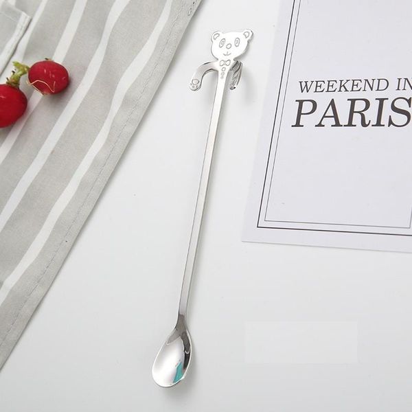 stainless steel hanging long hand iced spoons coffee spoon teaspoons creative cute cartoon panda shape coffee spoons
stainless steel hanging long hand iced spoons coffee spoon teaspoons creative cute cartoon panda shape coffee spoons
