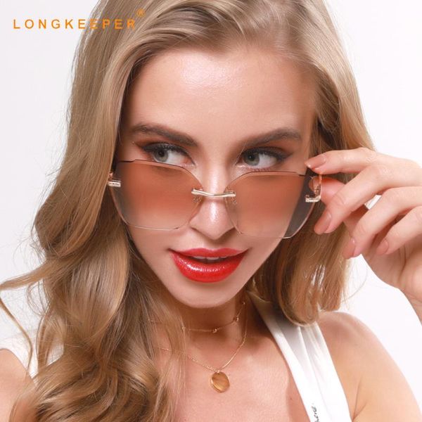 fashion oversized cat eye sunglasses women rimless sun glasses female gradient shades uv400 gafas de sol mujer, White;black
fashion oversized cat eye sunglasses women rimless sun glasses female gradient shades uv400 gafas de sol mujer, White;black