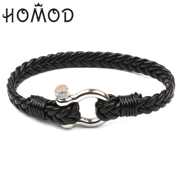 homod stainless steel men quality leather rope gold silver color charm bracelet men homme femme bracelets, Golden;silver
homod stainless steel men quality leather rope gold silver color charm bracelet men homme femme bracelets, Golden;silver