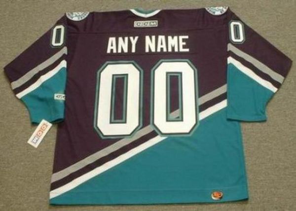 anaheim mighty ducks 1990s ccm turn back away "customized hockey jersey all stitched quality any name any number, Black;red
anaheim mighty ducks 1990s ccm turn back away "customized hockey jersey all stitched quality any name any number, Black;red