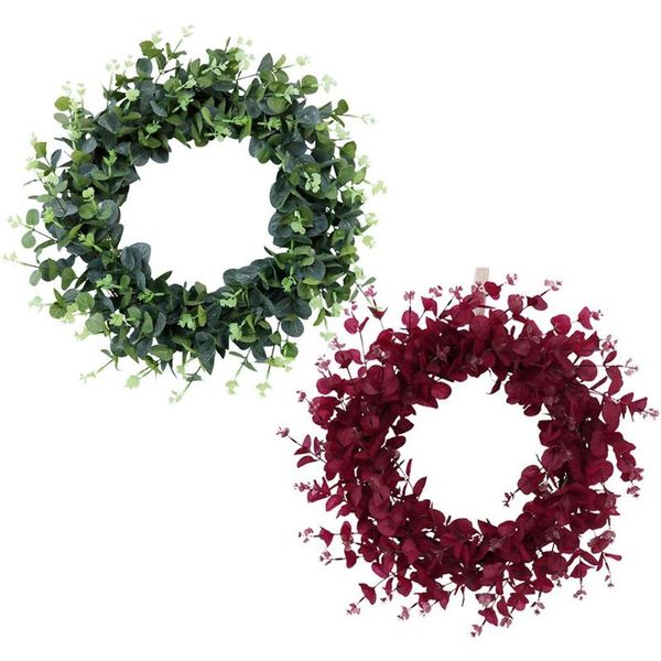 50cm artificial eucalyptus wreath natural rattan faux leaves garland home door window wall hanging decor wedding decoration
50cm artificial eucalyptus wreath natural rattan faux leaves garland home door window wall hanging decor wedding decoration