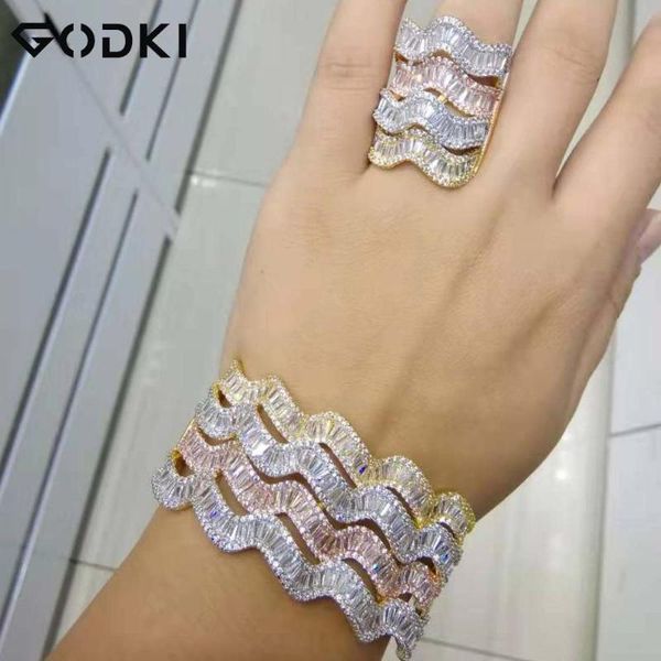 godki luxury saudi arabia bangle ring set for women full micro cubic zircon pave party wedding saudi arabic dubai jewelry sets, Silver
godki luxury saudi arabia bangle ring set for women full micro cubic zircon pave party wedding saudi arabic dubai jewelry sets, Silver