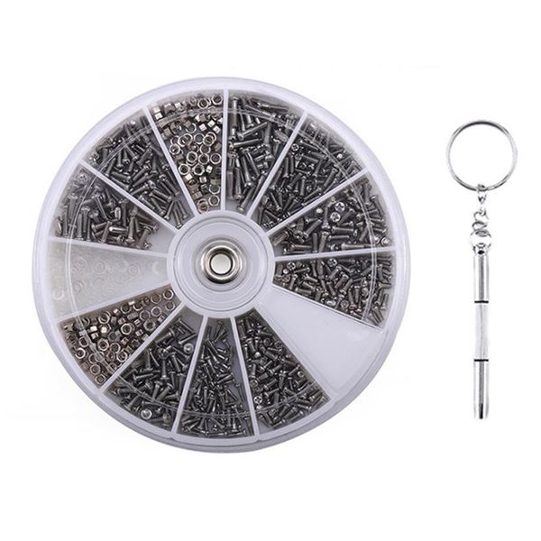 sunglasses frames 12 styles steel glasses screws screwdrivers fitting box repair part tools nuts assortment kit for watch eye clock, Silver
sunglasses frames 12 styles steel glasses screws screwdrivers fitting box repair part tools nuts assortment kit for watch eye clock, Silver