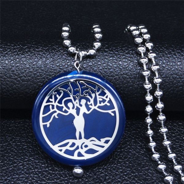 2020 couple tree of life natural stone stainless steel long necklace women blue color necklace jewelry cadenas mujer nfb3s04, Silver
2020 couple tree of life natural stone stainless steel long necklace women blue color necklace jewelry cadenas mujer nfb3s04, Silver