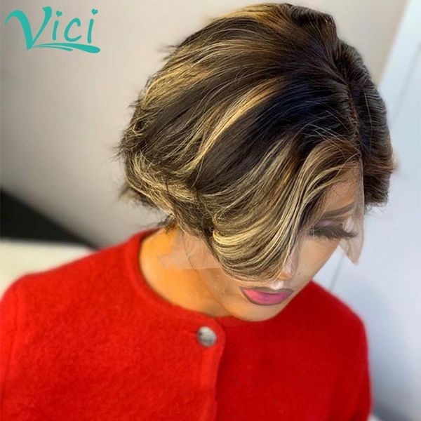 lace wigs 1b/30 highlight front human hair for black women 13x4 colored pixie cut wig short bob ombre pre plucked, Black;brown
lace wigs 1b/30 highlight front human hair for black women 13x4 colored pixie cut wig short bob ombre pre plucked, Black;brown