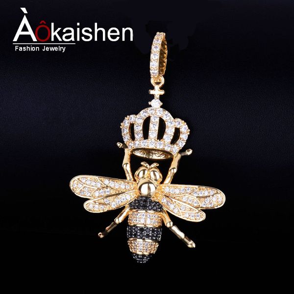 chains animal bee shape necklace & pendant with tennis chain gold color bling cubic zircon men hip hop jewelry, Silver
chains animal bee shape necklace & pendant with tennis chain gold color bling cubic zircon men hip hop jewelry, Silver