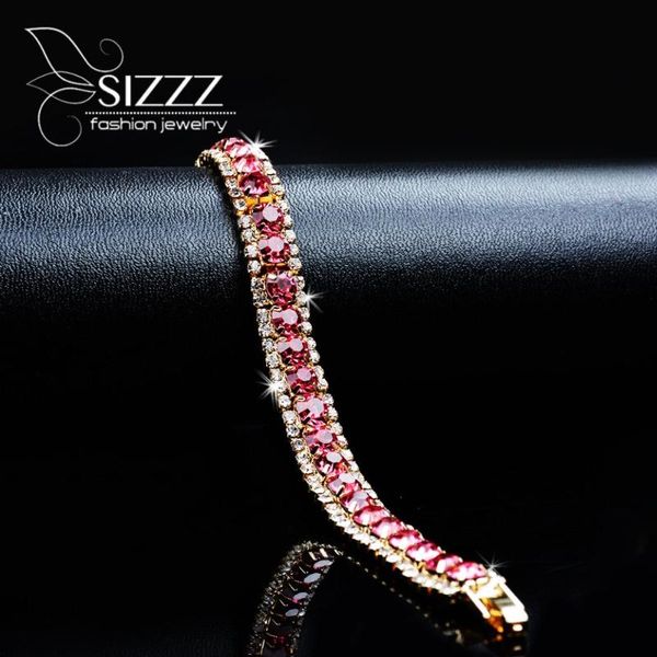 charm bracelets 2021 fashion braided gold color pink & bangles with stones luxury crystal for women wedding jewelry, Golden;silver
charm bracelets 2021 fashion braided gold color pink & bangles with stones luxury crystal for women wedding jewelry, Golden;silver