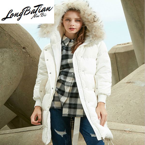 long 2020 women's hooded down jacket winter coat female parkas women raccoon dog fur collar mujer chaqueta 1372, Black
long 2020 women's hooded down jacket winter coat female parkas women raccoon dog fur collar mujer chaqueta 1372, Black