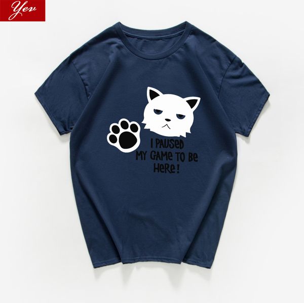i paused my game to be here cat funny t shirt men male loose streetwear cool summer t-shirt cotton tee shirt homme harajuku
i paused my game to be here cat funny t shirt men male loose streetwear cool summer t-shirt cotton tee shirt homme harajuku
