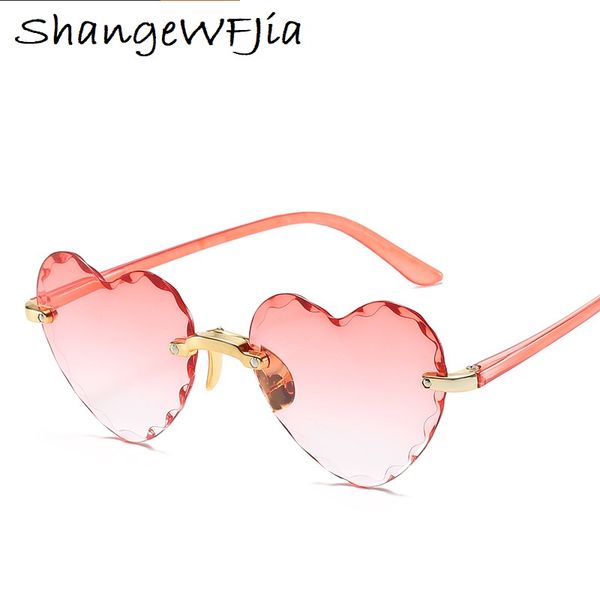 sunglasses ladies heart shaped metal women brand designer fashion rimless gradient sun glasses oculos uv400, White;black
sunglasses ladies heart shaped metal women brand designer fashion rimless gradient sun glasses oculos uv400, White;black