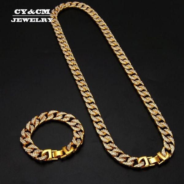 hip hop iced out miami cuban link chain for mens bling crystal rhinestone cz rapper gold silver color necklace jewelry bracelets
hip hop iced out miami cuban link chain for mens bling crystal rhinestone cz rapper gold silver color necklace jewelry bracelets