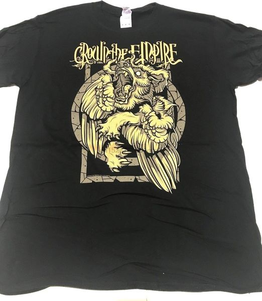 mens ex store black crown the empire t shirts