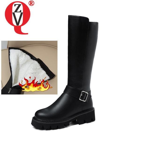 zvq women knee high snow boots shearling inside shoes winter genuine leather mid heel real sheepskin inside long wool boots, Black
zvq women knee high snow boots shearling inside shoes winter genuine leather mid heel real sheepskin inside long wool boots, Black