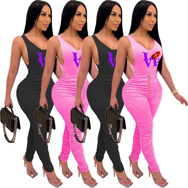 summer long pants designer 2pcs suit sleeveless letter print tank woman two piece outfit casual fashion female clothing, White
summer long pants designer 2pcs suit sleeveless letter print tank woman two piece outfit casual fashion female clothing, White