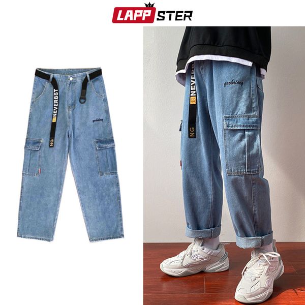 lappster korean men harajuku big pockets jeans pants 2020 oversized mens streetwear baggy jeans couple hip hop blue denim pants
lappster korean men harajuku big pockets jeans pants 2020 oversized mens streetwear baggy jeans couple hip hop blue denim pants