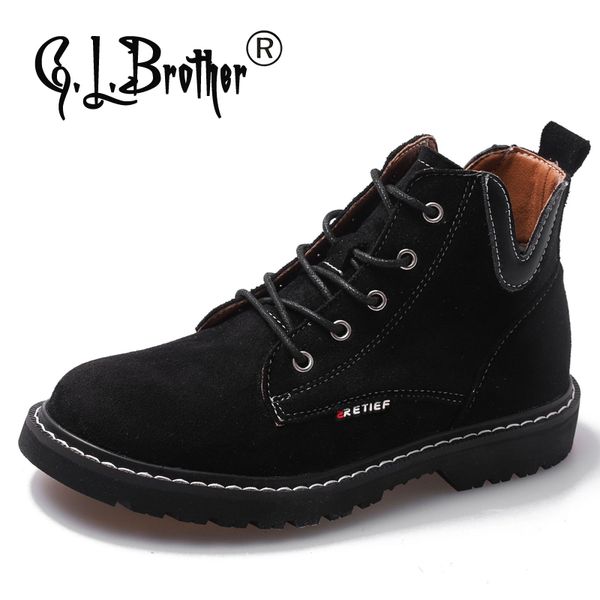 g.l.brother black boots women autumn winter vintage boots flat locomotive shoes
g.l.brother black boots women autumn winter vintage boots flat locomotive shoes