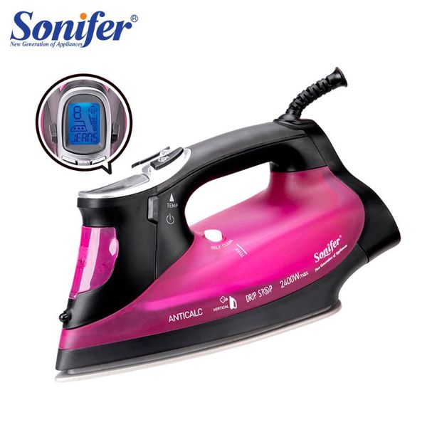 laundry appliances 2400w digital home electric steam iron with lcd display soleplate travel ironing sonifer
laundry appliances 2400w digital home electric steam iron with lcd display soleplate travel ironing sonifer