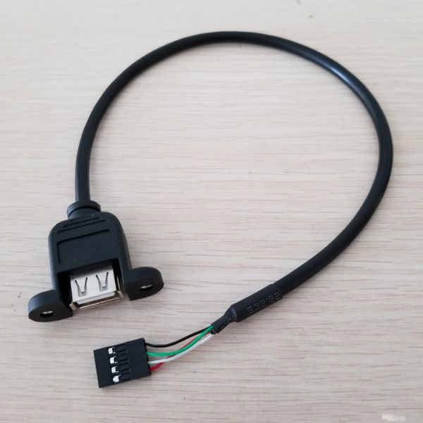 10pcs/lot motherboard panel mount screw usb a female to dupont 4pin adapter data extension cable 30cm
10pcs/lot motherboard panel mount screw usb a female to dupont 4pin adapter data extension cable 30cm