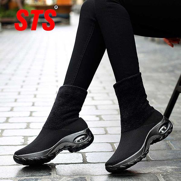 sts women's winter snow boots winter warm shoes with fur ladies short boots waterproof platform plush outdoor walking footwear, Black
sts women's winter snow boots winter warm shoes with fur ladies short boots waterproof platform plush outdoor walking footwear, Black