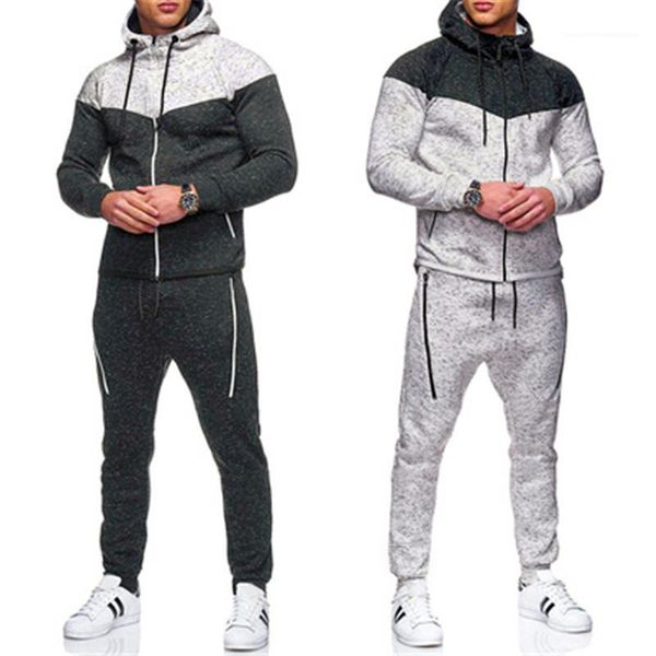 suits fashion trend zipper hooded coat long pants two piece sets designer male casual loose sports tracksuits man panelled cardigan, Gray
suits fashion trend zipper hooded coat long pants two piece sets designer male casual loose sports tracksuits man panelled cardigan, Gray
