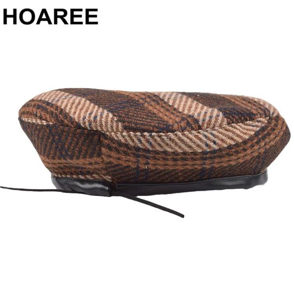 hoaree french hat women beret hat cotton british style womens winter vintage plaid berets brand female painter flat cap, Blue;gray
hoaree french hat women beret hat cotton british style womens winter vintage plaid berets brand female painter flat cap, Blue;gray