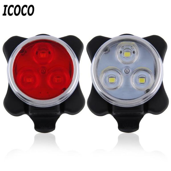 new practical 3 leds usb rechargeale battery 4 mode head front bike lamp rear tail bicycle light for mtb wholesale drop shipping
new practical 3 leds usb rechargeale battery 4 mode head front bike lamp rear tail bicycle light for mtb wholesale drop shipping