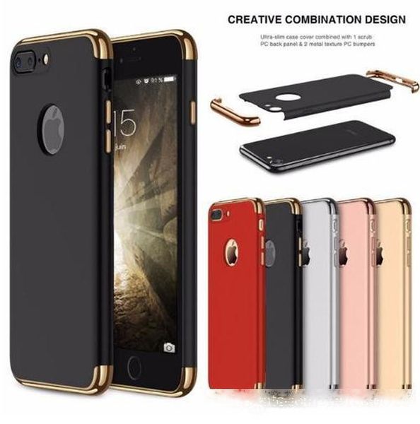 for iphone 8 7 6s x case luxury plating 360 full protective case for iphone8 7 6 6s plus 3 in 1 black matte hard phone cover
for iphone 8 7 6s x case luxury plating 360 full protective case for iphone8 7 6 6s plus 3 in 1 black matte hard phone cover