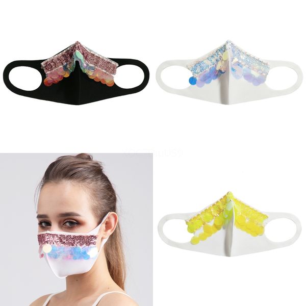 face mask sequins mouth cover mask fashion bling bling protective dustproof washable reuse face masks elastic earloop mouth mask#287, Black
face mask sequins mouth cover mask fashion bling bling protective dustproof washable reuse face masks elastic earloop mouth mask#287, Black