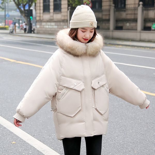 women's down & parkas 2021 winter jacket women fashion pockets back embroidery short hooded parka coat female casual fur collar, Black
women's down & parkas 2021 winter jacket women fashion pockets back embroidery short hooded parka coat female casual fur collar, Black