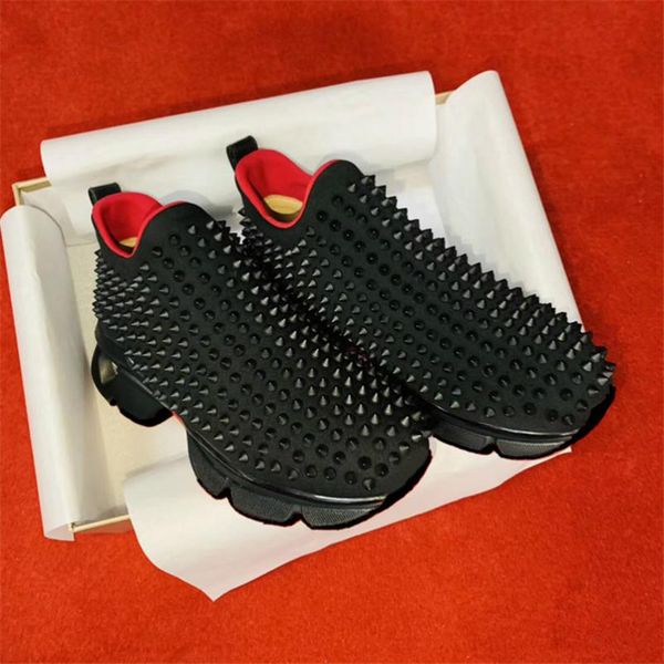 fashion luxury red bottom men women casual shoes spikes rivets rhinestone dress party walking shoes sneakers chaussures de sport 22, Black
fashion luxury red bottom men women casual shoes spikes rivets rhinestone dress party walking shoes sneakers chaussures de sport 22, Black