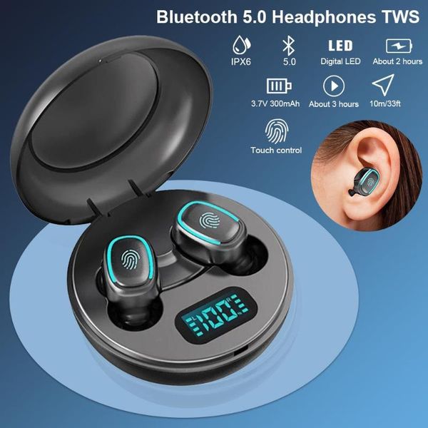 wireless ipx6 waterproof touch 3d sound earplug is built in with bluetooth 5.0 headset with led display
wireless ipx6 waterproof touch 3d sound earplug is built in with bluetooth 5.0 headset with led display
