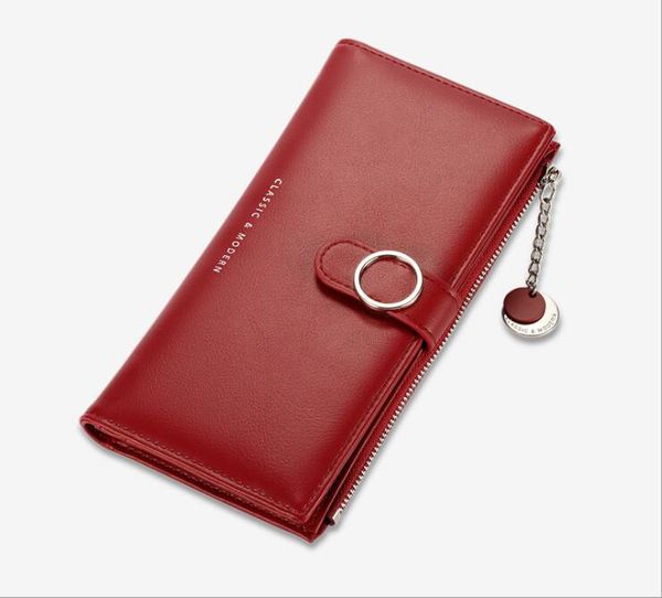 fashion women's purse long pendant multi card holding zipper bag clutch bags messenger bag, Red;black
fashion women's purse long pendant multi card holding zipper bag clutch bags messenger bag, Red;black