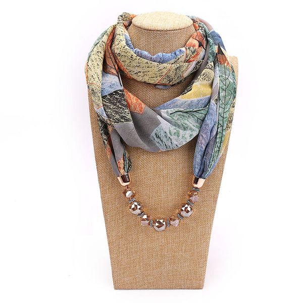 2020 pendant necklace scarf for women print chiffon & champagne pendants scarf femme accessories shawls, Blue;gray
2020 pendant necklace scarf for women print chiffon & champagne pendants scarf femme accessories shawls, Blue;gray