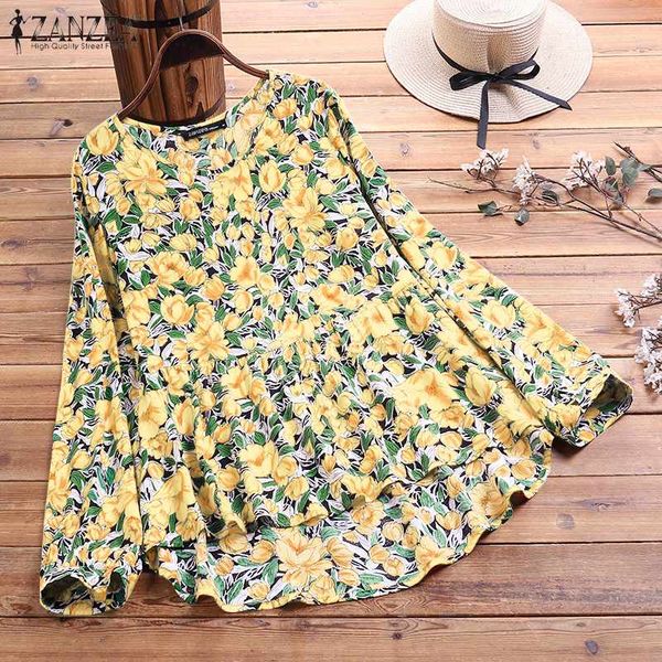 women's blouses & shirts 5xl zanzea spring long sleeve asymmetrical bohemian flroal printed blouse women shirt female vintage blusas o, White
women's blouses & shirts 5xl zanzea spring long sleeve asymmetrical bohemian flroal printed blouse women shirt female vintage blusas o, White