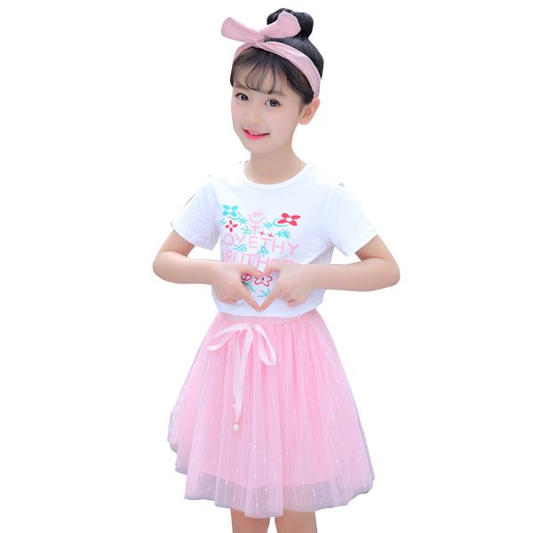 Girl Suit Summer New Kids Princess Suit Skirt Korean Edition Fashion Cotton Short Sleeve Two Kids Suit, Blue
Girl Suit Summer New Kids Princess Suit Skirt Korean Edition Fashion Cotton Short Sleeve Two Kids Suit, Blue